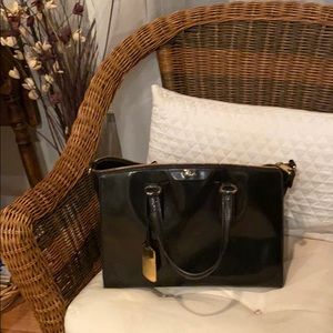 Black Ralph Lauren satchel style bag